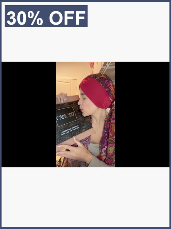 Hair Loss Cover Headwrap for Women Turban Skull Cap Bamboo Viscose Hat